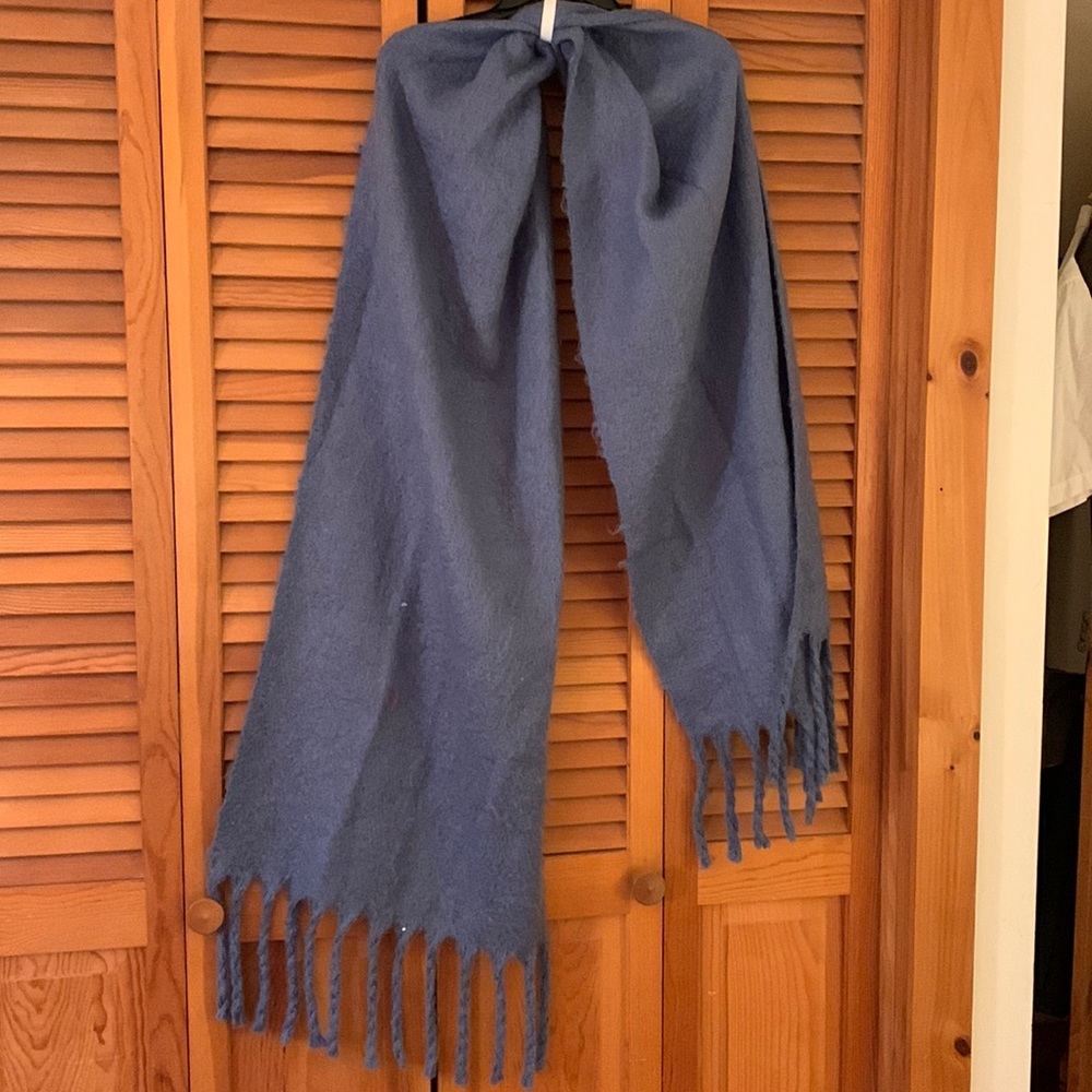 NWT Oversized Scarf/Wrap. 2 available 1- blue 1- gray